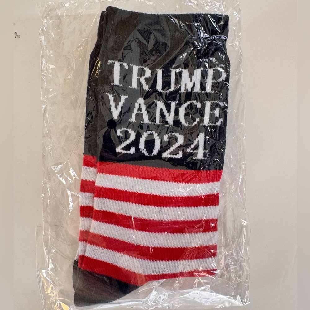 Trump Vance 2024 Patriotic Socks - Picture 3 of 5